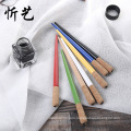 Wholesale Cartoon Color Line Drawing Pen Hook Thread Solid Wood Pole Pen